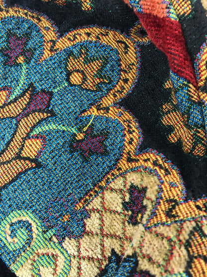 【中古品】【メンズ】 STUDIO WORKS スタジオ ワークス TAPESTRY JACKET FLOWER タペストリー ジャケット フラワー アウター 146-261009-ty-19-tagh サイズ：1X カラー：レッド/ブルー 万代Net店