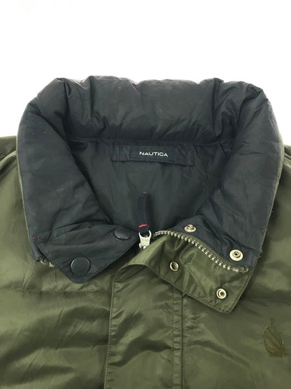 【現状渡し品】【メンズ】 NAUTICA ノーティカ REVERSIBLE DOWN JACKET リバーシブル ダウン ジャケット アウター 146-261009-ty-20-tagh サイズ：XXL カラー：カーキ 万代Net店