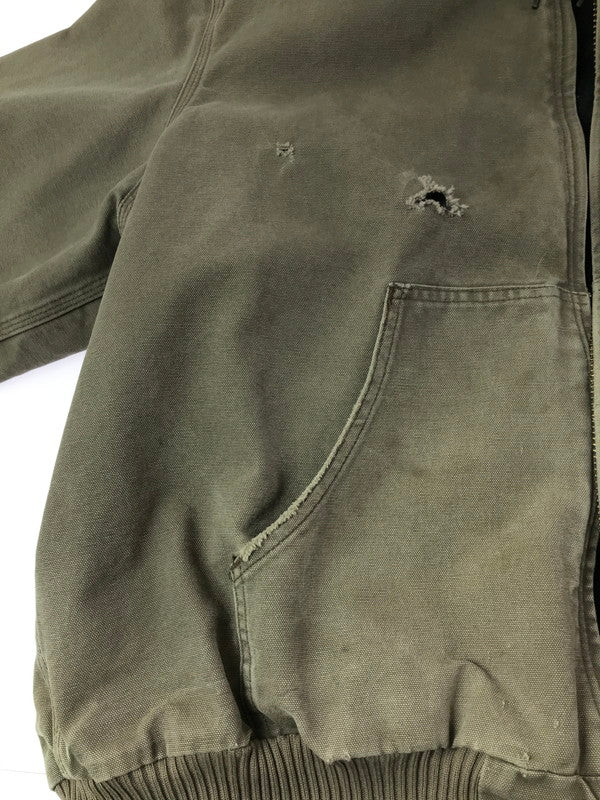 【ジャンク品】【メンズ】 CARHARTT カーハート ACTIVE JACKET LIGHT BROWN J130LBR アクティブジャケット アウター 146-261002-rt-10-tagh サイズ：不明 下記参照 カラー：ライトブラウン 万代Net店