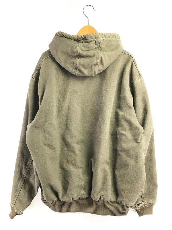 【ジャンク品】【メンズ】 CARHARTT カーハート ACTIVE JACKET LIGHT BROWN J130LBR アクティブジャケット アウター 146-261002-rt-10-tagh サイズ：不明 下記参照 カラー：ライトブラウン 万代Net店
