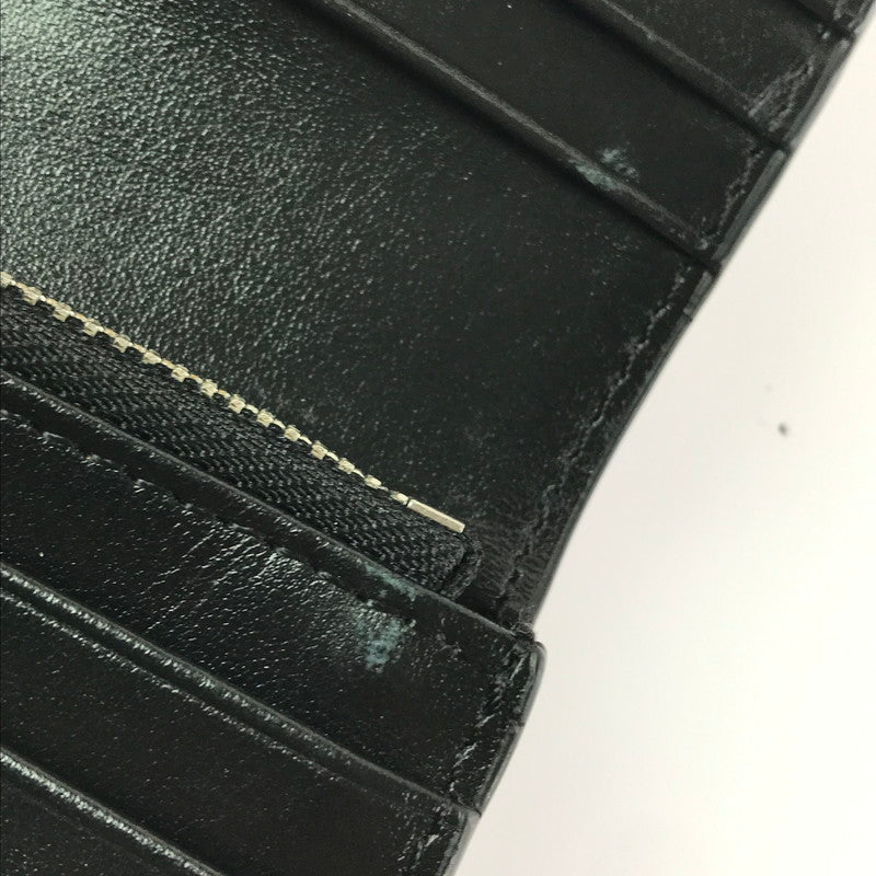 【中古品】【メンズ】 DIESEL ディーゼル ENAMEL MINI WALLET X10121 PR271 T8013 エナメル ミニ ウォレット 二つ折り財布 200-261013-na-29-tagh カラー：ブラック 万代Net店