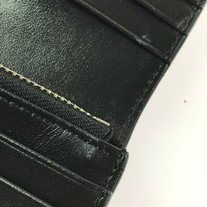 【中古品】【メンズ】 DIESEL ディーゼル ENAMEL MINI WALLET X10121 PR271 T8013 エナメル ミニ ウォレット 二つ折り財布 200-261013-na-29-tagh カラー：ブラック 万代Net店