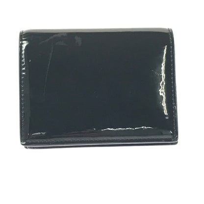 【中古品】【メンズ】 DIESEL ディーゼル ENAMEL MINI WALLET X10121 PR271 T8013 エナメル ミニ ウォレット 二つ折り財布 200-261013-na-29-tagh カラー：ブラック 万代Net店