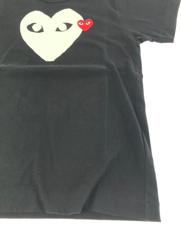 【中古品】【メンズ】 PLAY COMME DES GARCONS プレイコムデギャルソン S/S TEE AZ-T115 半袖 Ｔシャツ 140-261010-ty-01-tagh サイズ：L カラー：ブラック 万代Net店