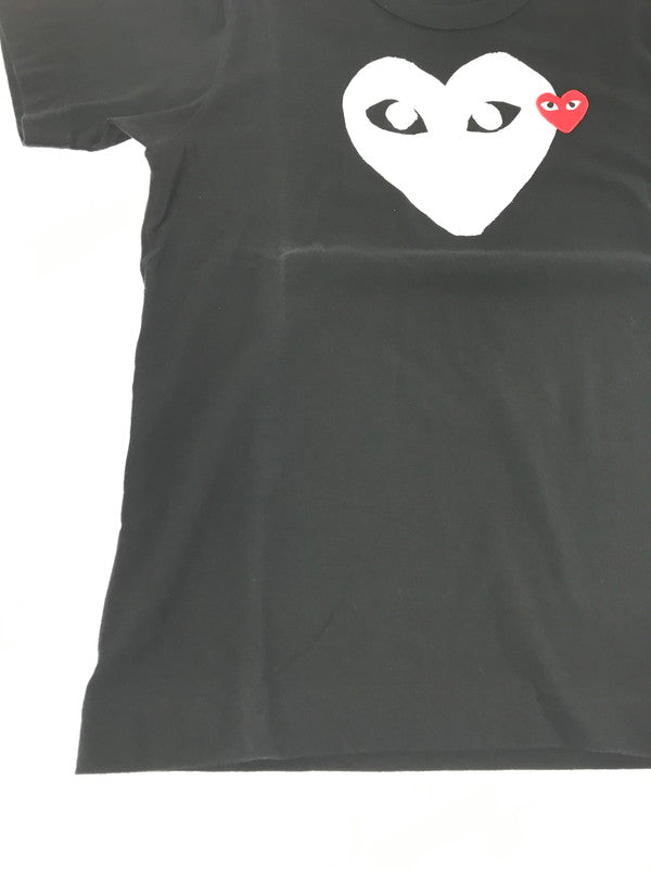 【中古品】【メンズ】 PLAY COMME DES GARCONS プレイコムデギャルソン S/S TEE AZ-T115 半袖 Ｔシャツ 140-261010-ty-01-tagh サイズ：L カラー：ブラック 万代Net店