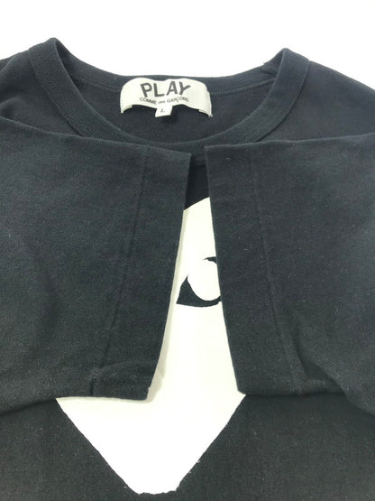 【中古品】【メンズ】 PLAY COMME DES GARCONS プレイコムデギャルソン S/S TEE AZ-T115 半袖 Ｔシャツ 140-261010-ty-01-tagh サイズ：L カラー：ブラック 万代Net店