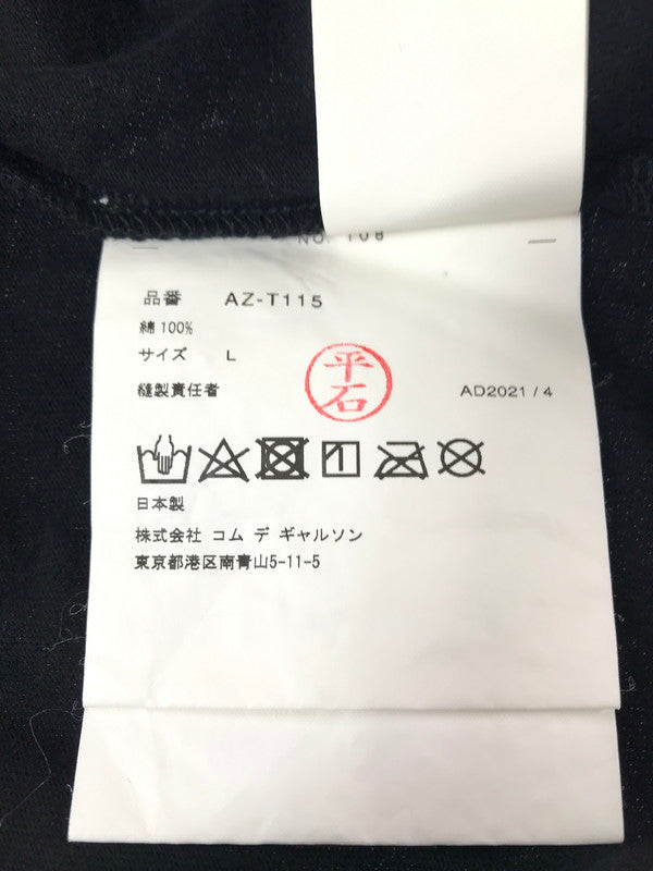 【中古品】【メンズ】 PLAY COMME DES GARCONS プレイコムデギャルソン S/S TEE AZ-T115 半袖 Ｔシャツ 140-261010-ty-01-tagh サイズ：L カラー：ブラック 万代Net店