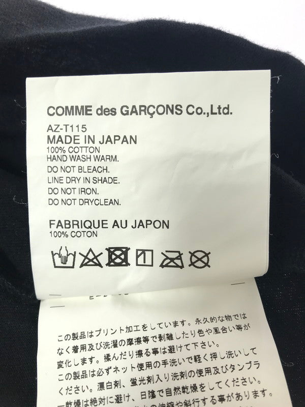 【中古品】【メンズ】 PLAY COMME DES GARCONS プレイコムデギャルソン S/S TEE AZ-T115 半袖 Ｔシャツ 140-261010-ty-01-tagh サイズ：L カラー：ブラック 万代Net店