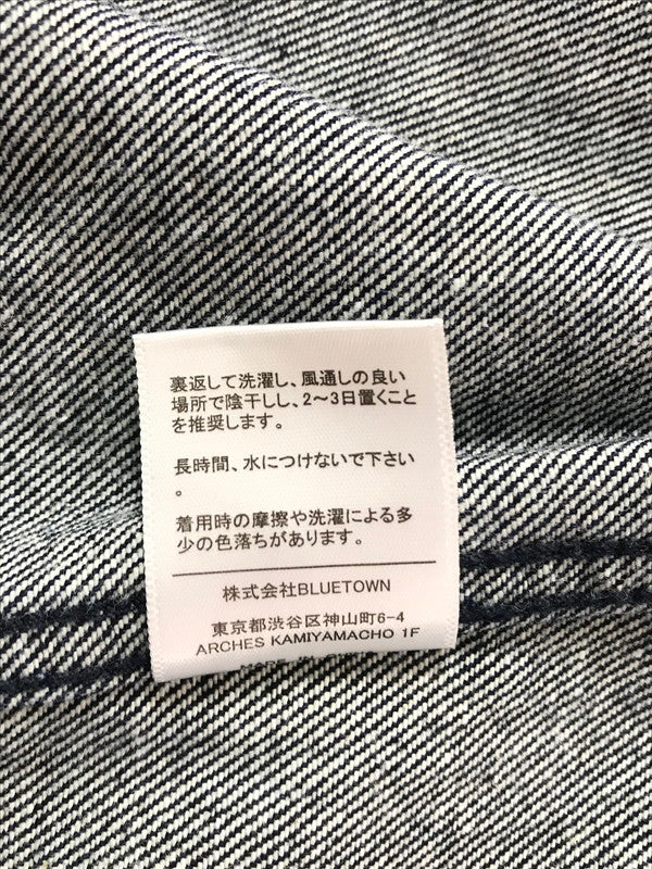 【中古品】【メンズ】 BLUETOWN ブルータウン DENIM JACKET デニムジャケット アウター 147-261010-ty-07-tagh サイズ：M カラー：インディゴ 万代Net店
