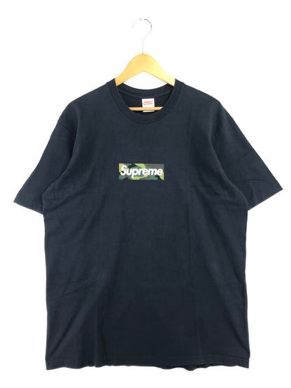 【中古品】【メンズ】 SUPREME シュプリーム 23AW CAMO BOX LOGO TEE カモ ボックスロゴ Tシャツ 半袖Tシャツ 149-261006-na-01-tagh サイズ：L カラー：ネイビー 万代Net店
