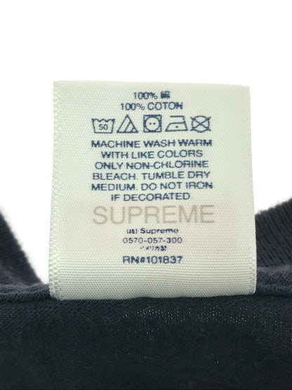 【中古品】【メンズ】 SUPREME シュプリーム 23AW CAMO BOX LOGO TEE カモ ボックスロゴ Tシャツ 半袖Tシャツ 149-261006-na-01-tagh サイズ：L カラー：ネイビー 万代Net店