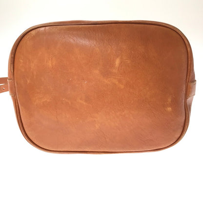 【中古品】【レディース】 ILBISONTE イル ビゾンテ SHOULDER BAG バケツ型 ショルダーバッグ カバン 188-261017-na-02-tagh カラー：キャメル 万代Net店