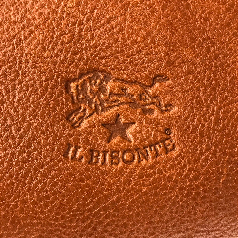 【中古品】【レディース】 ILBISONTE イル ビゾンテ SHOULDER BAG バケツ型 ショルダーバッグ カバン 188-261017-na-02-tagh カラー：キャメル 万代Net店
