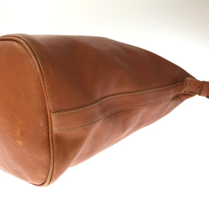 【中古品】【レディース】 ILBISONTE イル ビゾンテ SHOULDER BAG バケツ型 ショルダーバッグ カバン 188-261017-na-02-tagh カラー：キャメル 万代Net店