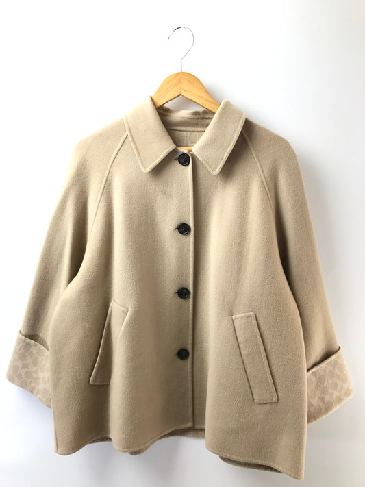 【中古品】【レディース】 COACH コーチ WOOL SWING COAT 11003658 ウール スイング コート アウター 183-261005-na-30-tagh サイズ：M/L カラー：ベージュ 万代Net店