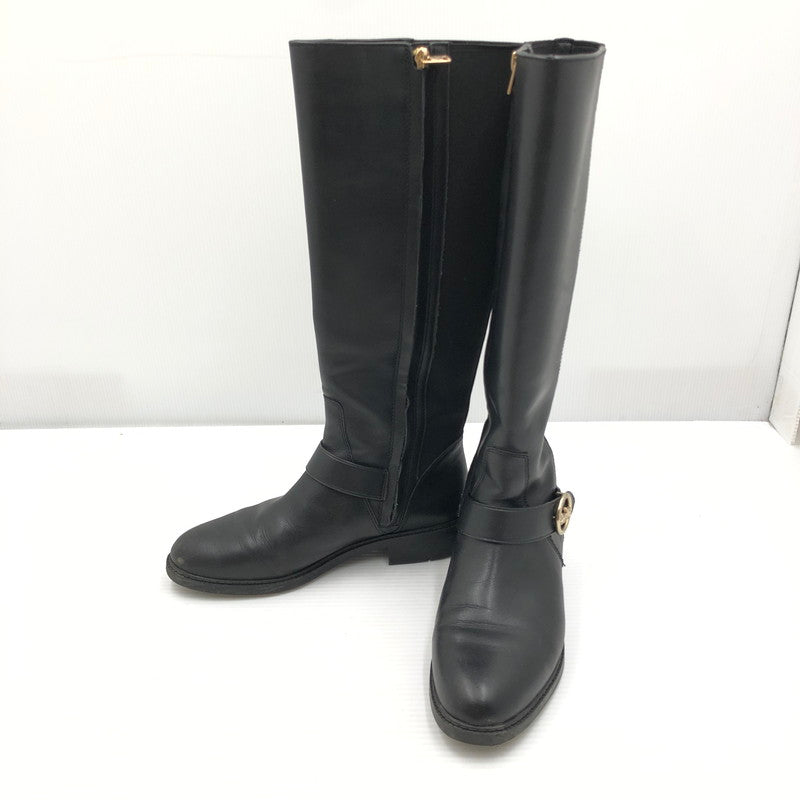 【現状渡し品】【レディース】 COACH コーチ LONG BOOTS FG4191 ロング ブーツ 183-261006-ty-18-tag サイズ：US7 カラー：ブラック 万代Net店