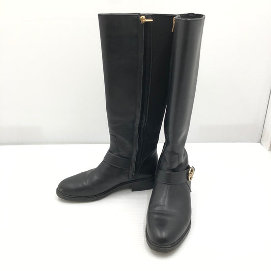【現状渡し品】【レディース】 COACH コーチ LONG BOOTS FG4191 ロング ブーツ 183-261006-ty-18-tag サイズ：US7 カラー：ブラック 万代Net店