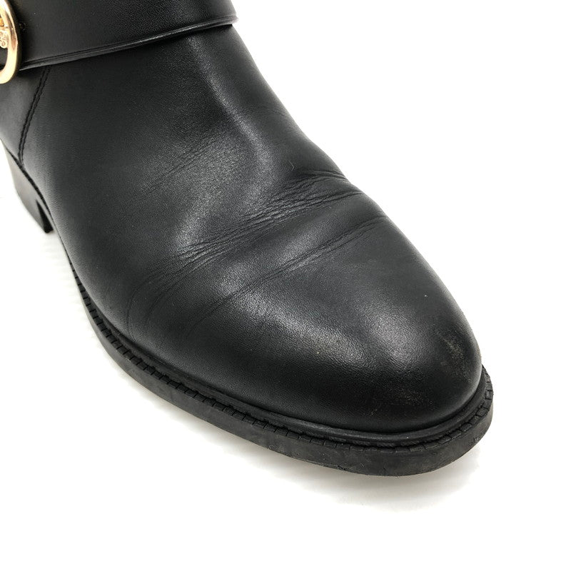 【現状渡し品】【レディース】 COACH コーチ LONG BOOTS FG4191 ロング ブーツ 183-261006-ty-18-tag サイズ：US7 カラー：ブラック 万代Net店
