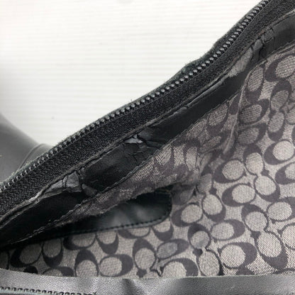【現状渡し品】【レディース】 COACH コーチ LONG BOOTS FG4191 ロング ブーツ 183-261006-ty-18-tag サイズ：US7 カラー：ブラック 万代Net店