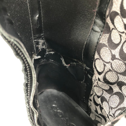 【現状渡し品】【レディース】 COACH コーチ LONG BOOTS FG4191 ロング ブーツ 183-261006-ty-18-tag サイズ：US7 カラー：ブラック 万代Net店