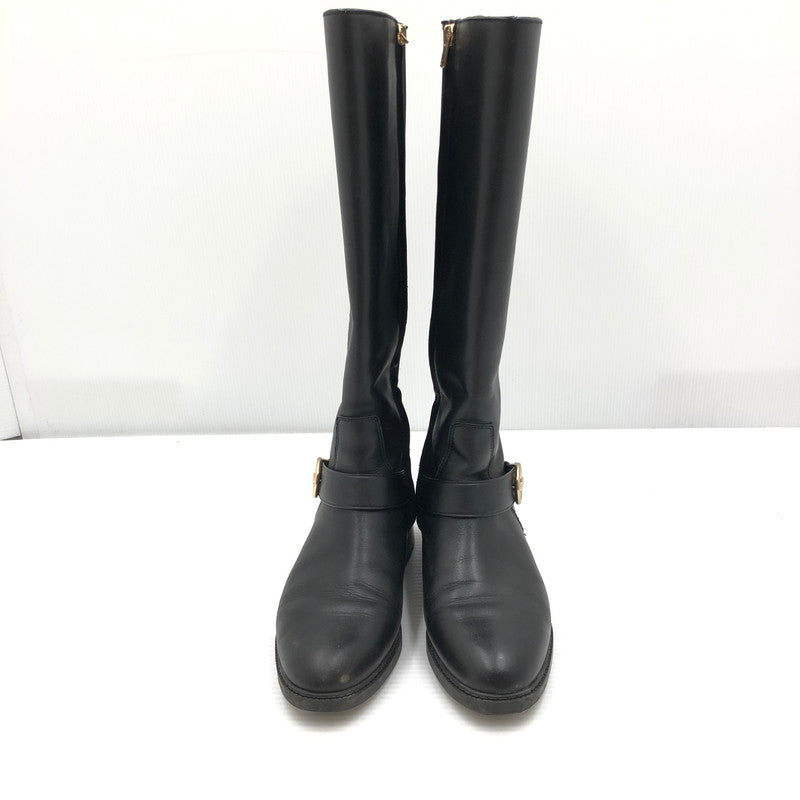 【現状渡し品】【レディース】 COACH コーチ LONG BOOTS FG4191 ロング ブーツ 183-261006-ty-18-tag サイズ：US7 カラー：ブラック 万代Net店