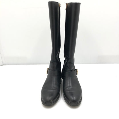 【現状渡し品】【レディース】 COACH コーチ LONG BOOTS FG4191 ロング ブーツ 183-261006-ty-18-tag サイズ：US7 カラー：ブラック 万代Net店
