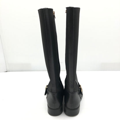 【現状渡し品】【レディース】 COACH コーチ LONG BOOTS FG4191 ロング ブーツ 183-261006-ty-18-tag サイズ：US7 カラー：ブラック 万代Net店