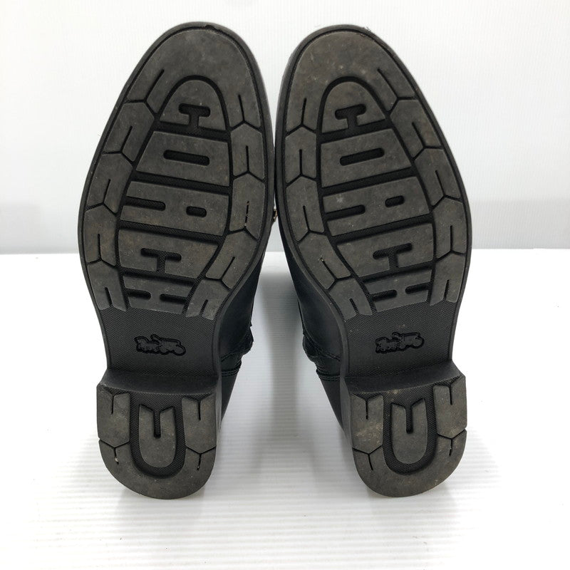【現状渡し品】【レディース】 COACH コーチ LONG BOOTS FG4191 ロング ブーツ 183-261006-ty-18-tag サイズ：US7 カラー：ブラック 万代Net店