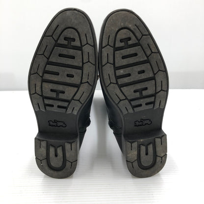 【現状渡し品】【レディース】 COACH コーチ LONG BOOTS FG4191 ロング ブーツ 183-261006-ty-18-tag サイズ：US7 カラー：ブラック 万代Net店