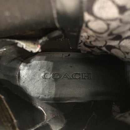 【現状渡し品】【レディース】 COACH コーチ LONG BOOTS FG4191 ロング ブーツ 183-261006-ty-18-tag サイズ：US7 カラー：ブラック 万代Net店