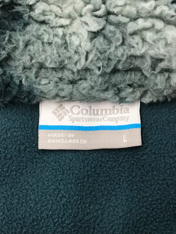 【中古品】【メンズ】 COLUMBIA コロンビア FLEECE JACKET 223 AM0259 フリースジャケット アウター 144-261005-na-24-tagh サイズ：L カラー：グリーン系 万代Net店