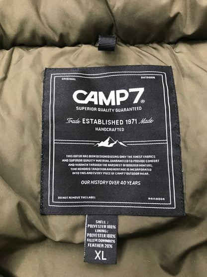 【中古品】【メンズ】 CAMP7 キャンプセブン ACTIVE DOWN JACKET CP4301616102 アクティブ ダウンジャケット アウター 144-261005-na-22-tagh サイズ：XL カラー：ブラック 万代Net店