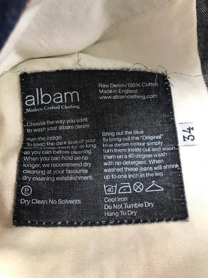 【現状渡し品】【メンズ】 ALBAM アルバム DENIM PANTS デニムパンツ ボトムス 152-261012-na-09-tagh サイズ：34 カラー：インディゴ 万代Net店