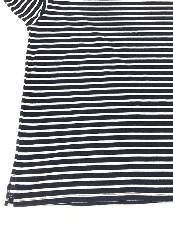 【中古品】【メンズ】 OUTIL ウティ L/S BORDER BASQUE SHIRT L/S ボーダー バスクシャツ 長袖 トップス 140-261026-ty-17-tagh サイズ：2 カラー：ブラック/ホワイト 万代Net店