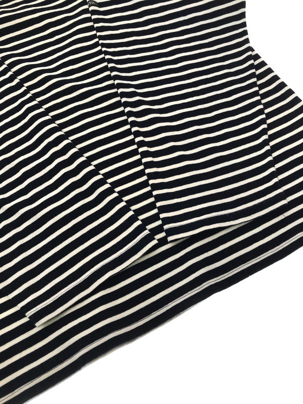 【中古品】【メンズ】 OUTIL ウティ L/S BORDER BASQUE SHIRT L/S ボーダー バスクシャツ 長袖 トップス 140-261026-ty-17-tagh サイズ：2 カラー：ブラック/ホワイト 万代Net店