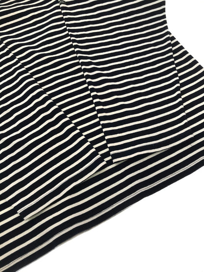 【中古品】【メンズ】 OUTIL ウティ L/S BORDER BASQUE SHIRT L/S ボーダー バスクシャツ 長袖 トップス 140-261026-ty-17-tagh サイズ：2 カラー：ブラック/ホワイト 万代Net店