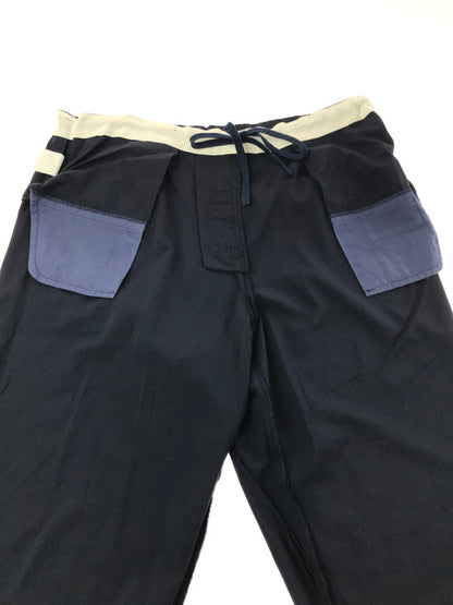 【中古品】【メンズ】 SUNSEA サンシー NICE MATERIAL PANTS SNS-14S42 ナイス マテリアル パンツ ボトムス 151-261012-na-05-tagh サイズ：2 カラー：ネイビー 万代Net店