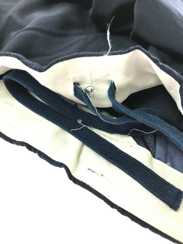 【中古品】【メンズ】 SUNSEA サンシー NICE MATERIAL PANTS SNS-14S42 ナイス マテリアル パンツ ボトムス 151-261012-na-05-tagh サイズ：2 カラー：ネイビー 万代Net店