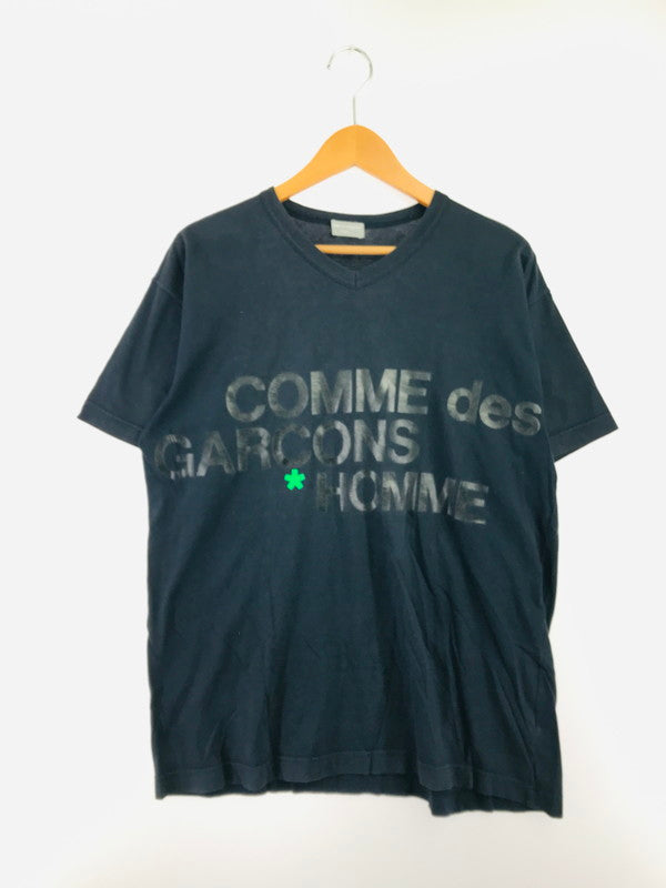 【現状渡し品】【メンズ】 COMME DES GARCONS HOMME コムデギャルソンオム 90S LOGO T-SHIRT HT-020510 AD1998 90年代 ロゴ Tシャツ 半袖Tシャツ 140-261011-na-11-tagh サイズ：サイズ表記なし 下記参照 カラー：ネイビー 万代Net店