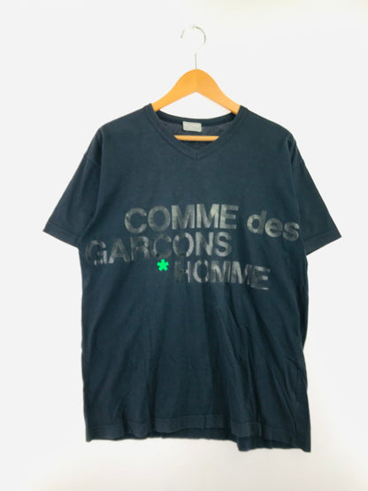 【現状渡し品】【メンズ】 COMME DES GARCONS HOMME コムデギャルソンオム 90S LOGO T-SHIRT HT-020510 AD1998 90年代 ロゴ Tシャツ 半袖Tシャツ 140-261011-na-11-tagh サイズ：サイズ表記なし 下記参照 カラー：ネイビー 万代Net店