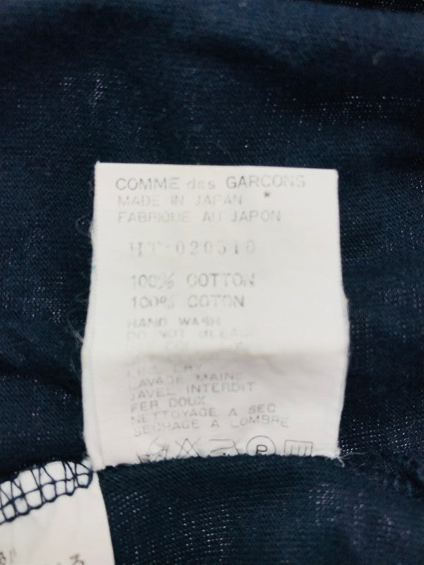 【現状渡し品】【メンズ】 COMME DES GARCONS HOMME コムデギャルソンオム 90S LOGO T-SHIRT HT-020510 AD1998 90年代 ロゴ Tシャツ 半袖Tシャツ 140-261011-na-11-tagh サイズ：サイズ表記なし 下記参照 カラー：ネイビー 万代Net店