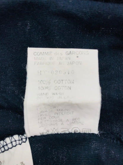 【現状渡し品】【メンズ】 COMME DES GARCONS HOMME コムデギャルソンオム 90S LOGO T-SHIRT HT-020510 AD1998 90年代 ロゴ Tシャツ 半袖Tシャツ 140-261011-na-11-tagh サイズ：サイズ表記なし 下記参照 カラー：ネイビー 万代Net店