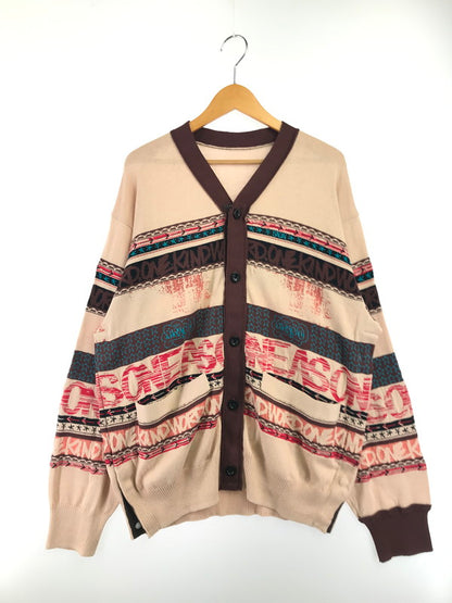 【中古美品】【メンズ】 SACAI サカイ × ERIC HAZE エリック ヘイズ JACQUARD KNIT CARDIGAN 23-02984M ジャガード ニット カーディガン 140-261011-na-04-tagh サイズ：3 カラー：マルチカラー 万代Net店