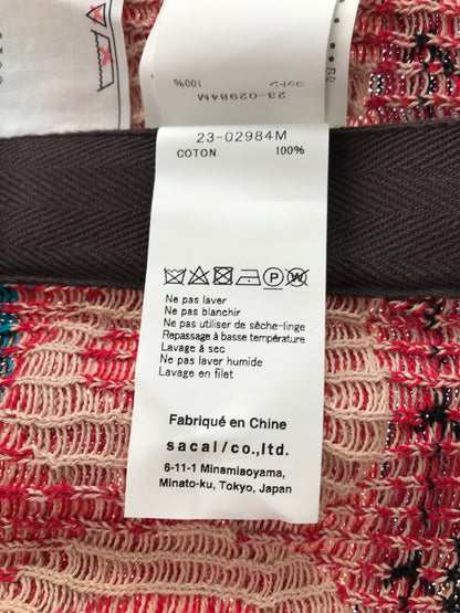 【中古美品】【メンズ】 SACAI サカイ × ERIC HAZE エリック ヘイズ JACQUARD KNIT CARDIGAN 23-02984M ジャガード ニット カーディガン 140-261011-na-04-tagh サイズ：3 カラー：マルチカラー 万代Net店