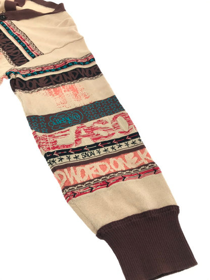 【中古美品】【メンズ】 SACAI サカイ × ERIC HAZE エリック ヘイズ JACQUARD KNIT CARDIGAN 23-02984M ジャガード ニット カーディガン 140-261011-na-04-tagh サイズ：3 カラー：マルチカラー 万代Net店