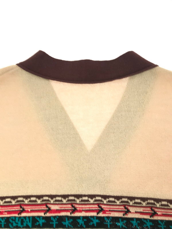 【中古美品】【メンズ】 SACAI サカイ × ERIC HAZE エリック ヘイズ JACQUARD KNIT CARDIGAN 23-02984M ジャガード ニット カーディガン 140-261011-na-04-tagh サイズ：3 カラー：マルチカラー 万代Net店