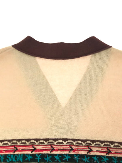 【中古美品】【メンズ】 SACAI サカイ × ERIC HAZE エリック ヘイズ JACQUARD KNIT CARDIGAN 23-02984M ジャガード ニット カーディガン 140-261011-na-04-tagh サイズ：3 カラー：マルチカラー 万代Net店