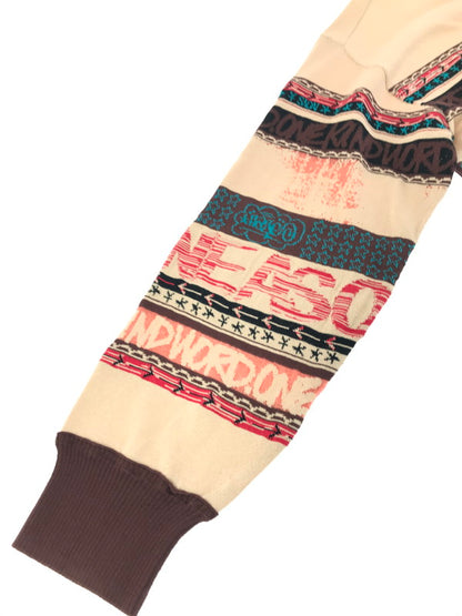 【中古美品】【メンズ】 SACAI サカイ × ERIC HAZE エリック ヘイズ JACQUARD KNIT CARDIGAN 23-02984M ジャガード ニット カーディガン 140-261011-na-04-tagh サイズ：3 カラー：マルチカラー 万代Net店