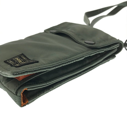 【中古美品】【メンズ】 PORTER ポーター TANKER NAVIGATOR BAG 622-19843 タンカー ナビゲーターバッグ ショルダーバッグ カバン 188-261014-na-23-tagh カラー：SAGE GREEN 万代Net店