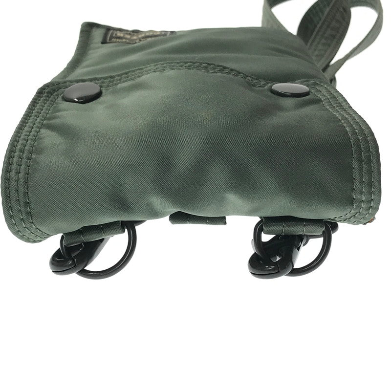 【中古美品】【メンズ】 PORTER ポーター TANKER NAVIGATOR BAG 622-19843 タンカー ナビゲーターバッグ ショルダーバッグ カバン 188-261014-na-23-tagh カラー：SAGE GREEN 万代Net店